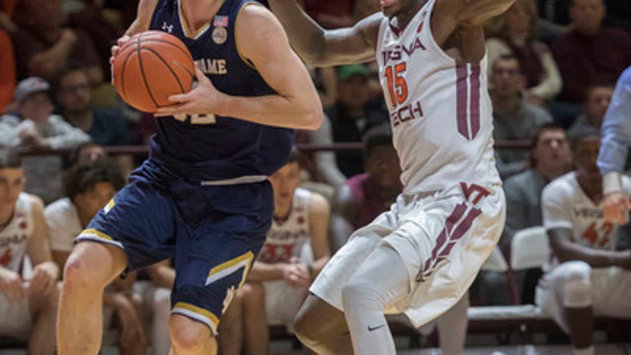 Vasturia leads No. 20 Notre Dame past Virginia Tech 76-71 (Jan 14, 2017)